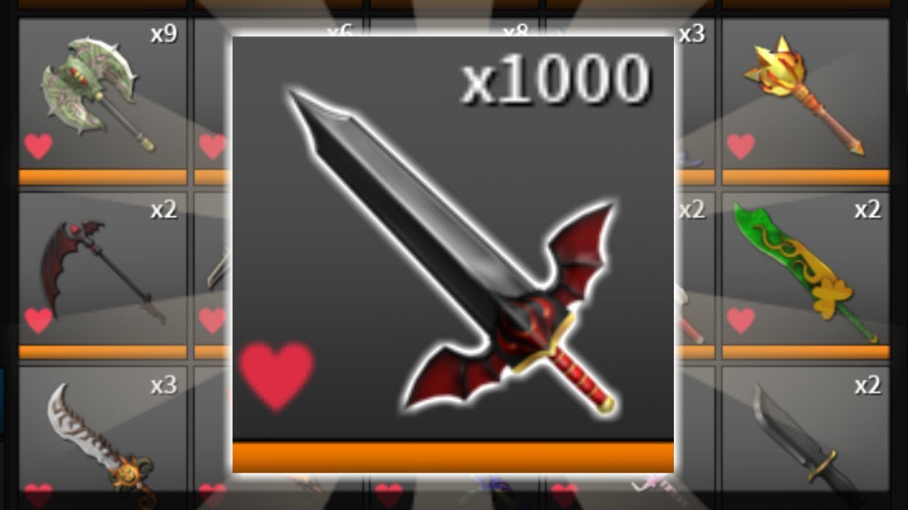 I Traded For 1000 Vampires Biggest Hoard Roblox Assassin Youtube - guy tries to offer on my elegant blade roblox assassin massive trades huge amount of value