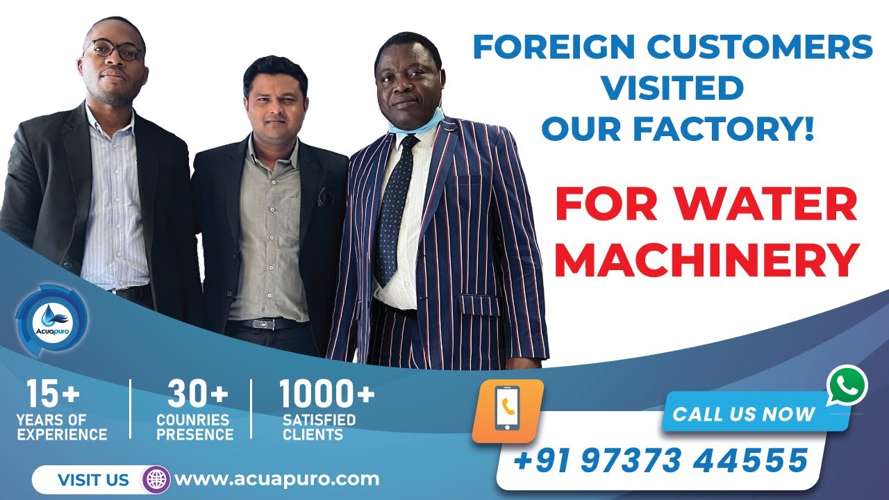 Foreign Customers Visited Our Factory! For Water Machinery | Factory Visit For Water Projects 🤩
