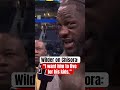Deontay Wilder displays the upmost sportsmanship for Derek Chisora 👏