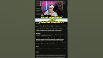 Warzone: Looting Changes Season 2 Patch Notes (Warzone Season 2 Update Patch Notes)