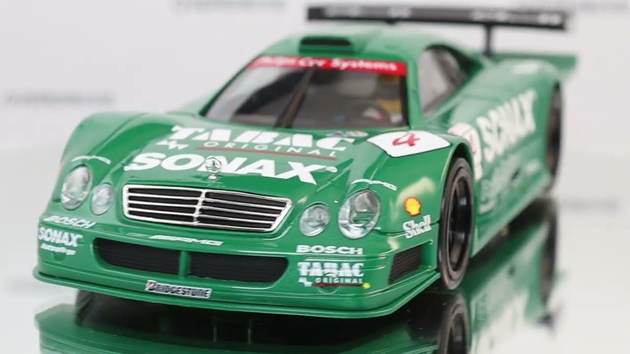 Revoslot Slotcar Mercedes CLK GTR Sonax #4 - Overdrive Slotshop