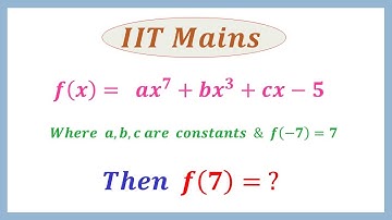 #What is the value of f(7) ? #IIT Mains Exam Question #Olympiad Exam #Functions