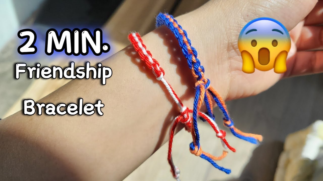 Crochet Friendship Bracelet for Beginners | DIY Quick & Easy Step-by ...