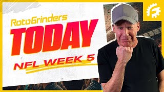 ROTOGRINDERS TODAY - NFL WEEK 5 DFS STRATEGY + PICKS, PROPS & PICK'EM