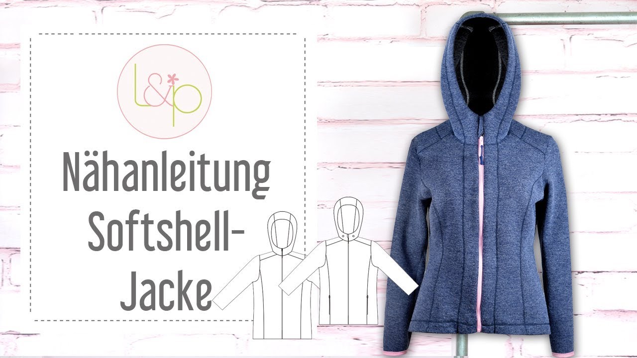 Nähanleitung lillesol Softshelljacke - einen Jacke aus Softshell nähen 