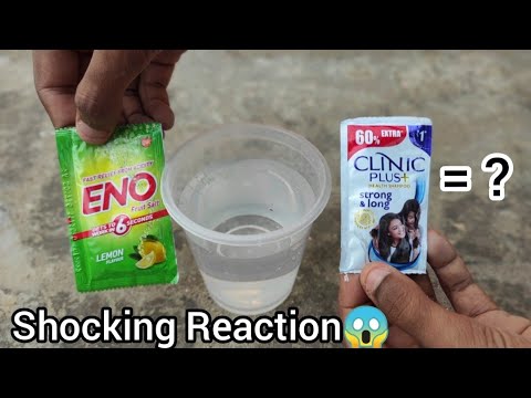 Water + Eno + Clinic Plus (Shampoo) = ? | Shocking Reaction😱 | Shampoo Experiment |