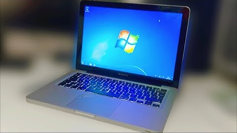 Installing Windows 7 on a 2009 MacBook Pro!