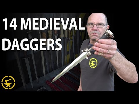 14 Medieval Daggers from Tod's Workshop