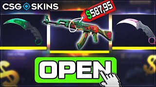CSGOSKINS FIRST TIME UNBOXING CLASSIC KNIFE! Csgoskins Promo Code 2025