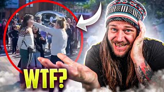 Kid Exposed My MAGIC And CRAZY LADY Interrupts My STREET MAGIC SHOW!