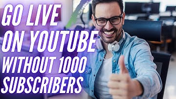 Live stream on YouTube without 1000 subscribers 2021 | We Tech Tube