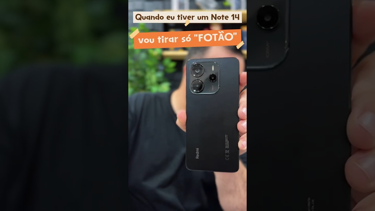A CÂMERA DO REDMI NOTE 14 É TUDO ISSO MESMO? VALE A PENA? 🤨  #RedmiNote14 #UnboxingRedmiNote14