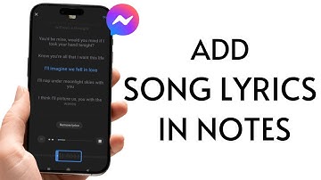 How to Add Music Lyrics in Messenger Notes | Messenger Notes Update 2025