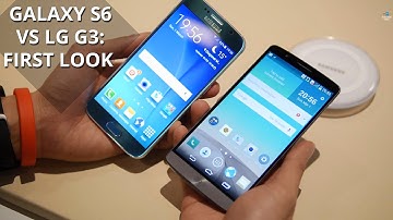 Samsung Galaxy S6 versus LG G3: first look