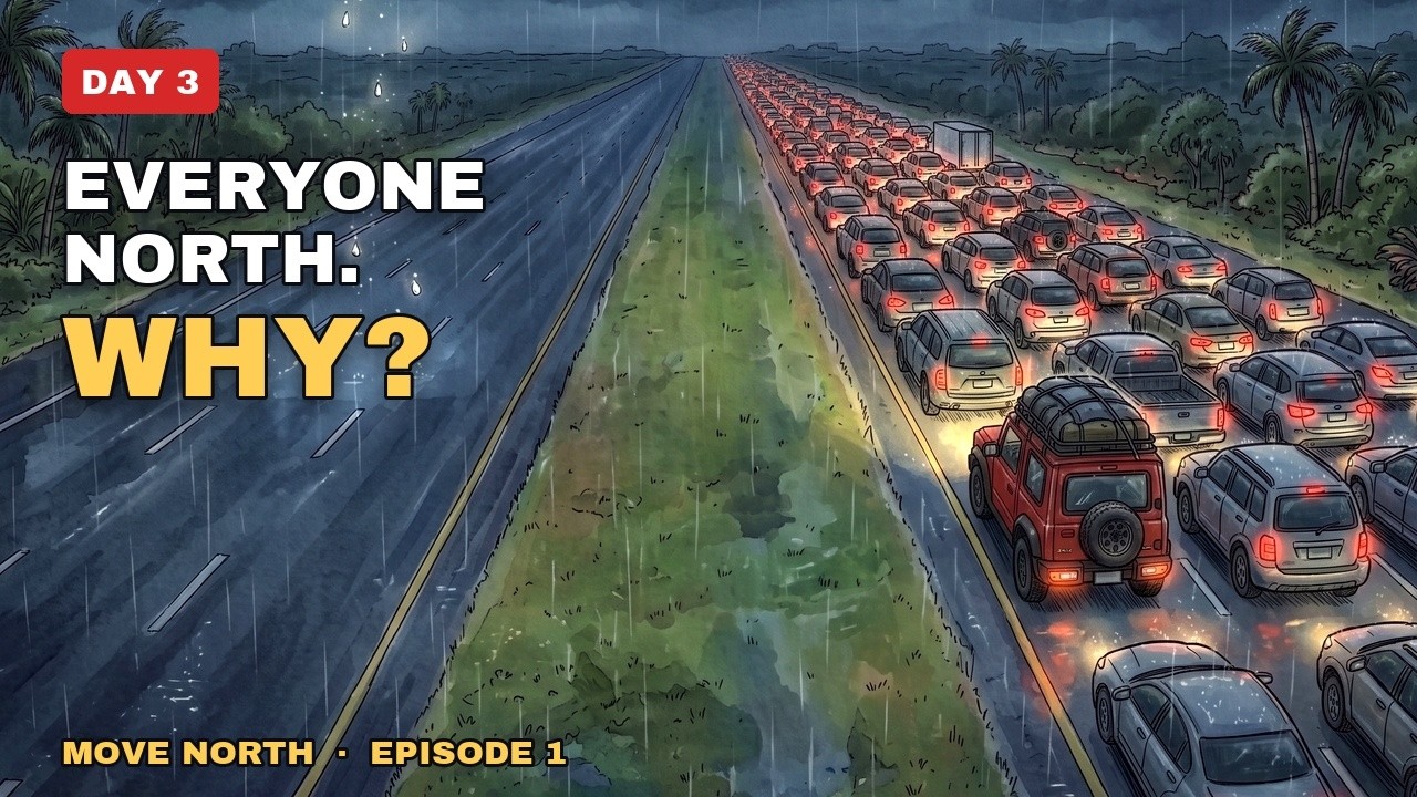 Why Was I-95 Southbound Empty?, Move North, Episode 1