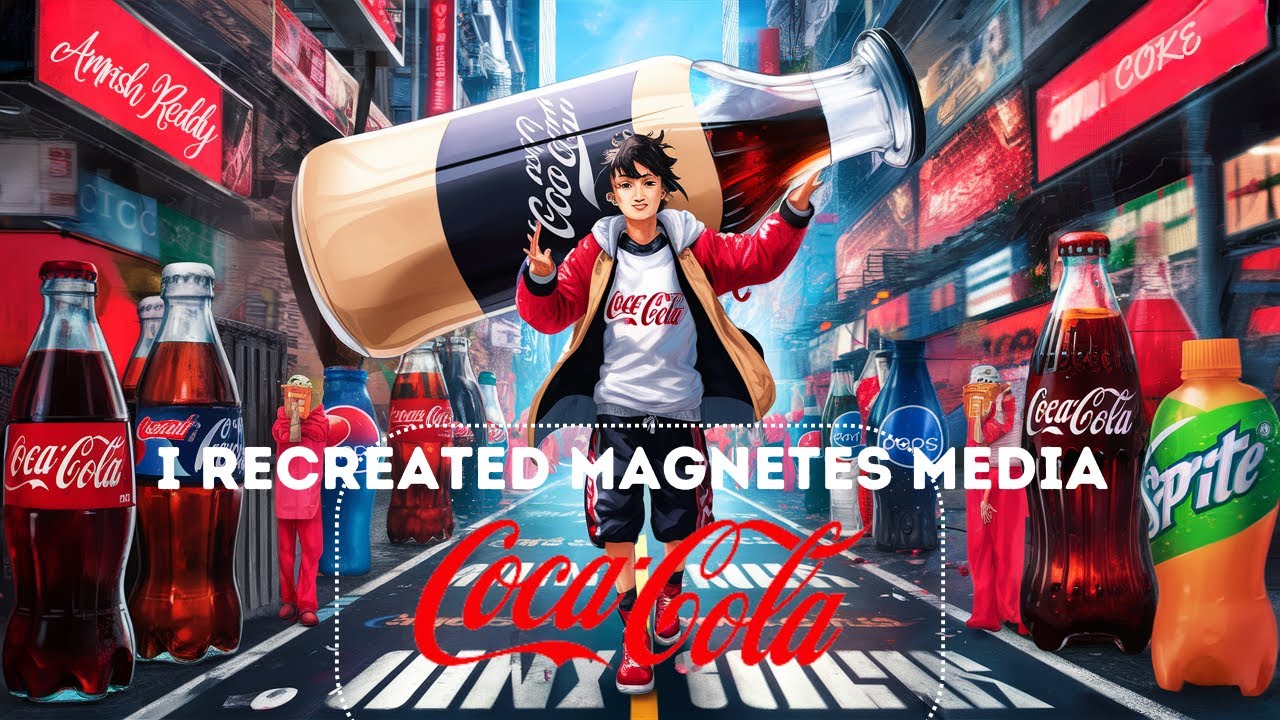 I Have Recreated Magnetes Media Coca Cola Intro in After Effects  @TharunSpeaks Course