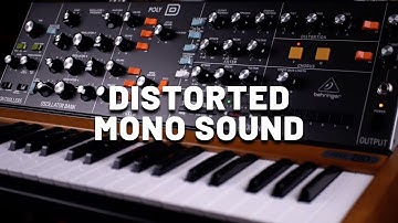 Distorted Mono Sound with Behringer Poly D [Synthesizer Demo] (No Talking)