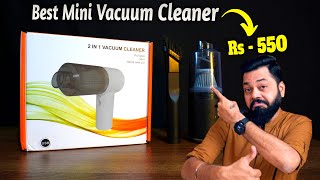 Best Vacuum Cleaner 2 in 1 Home and Car || mini vacuum cleaner office and car @TrakinTech