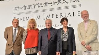 第28回 世界文化賞　受賞者らが合同記者会見