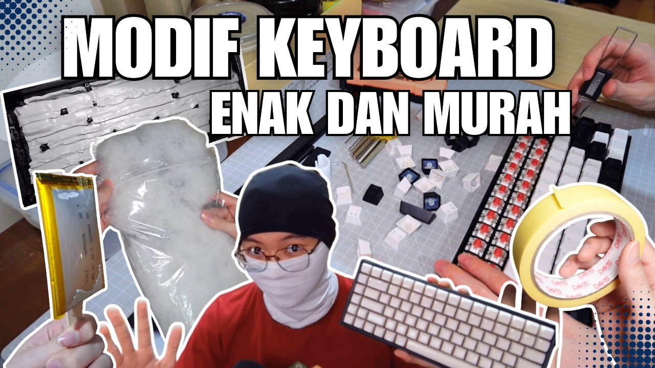Tutorial Modif Keyboard Jadi SATISFYING | DIY Indonesia