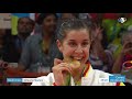 Lespagnole carolina marin championne olympique 2016 et star de lorlans masters de badminton