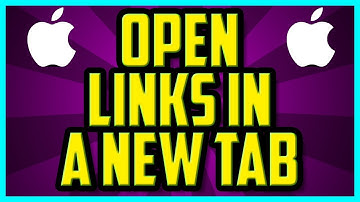 How To Open A Link In A New Tab Mac 2018 (QUICK & EASY) - Macbook Open Link In New Tab