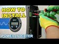 Off-Grid Solar System Tips and Tutorial: How to Install Power Inverter | Step-by-Step Teaching