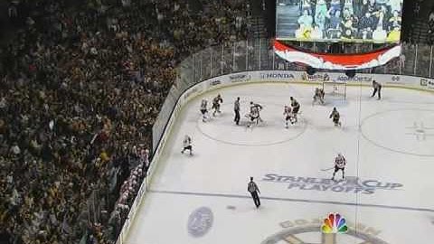 Chris Pronger scores vs Bruins - 5-1-10