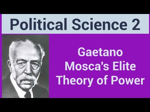 Gaetano Mosca&rsquo;s Elite Theory of Power