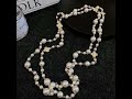 Retro Multi-layer Pearls Necklace Fashion Long Sweater Chain Versatile Accessories For Women