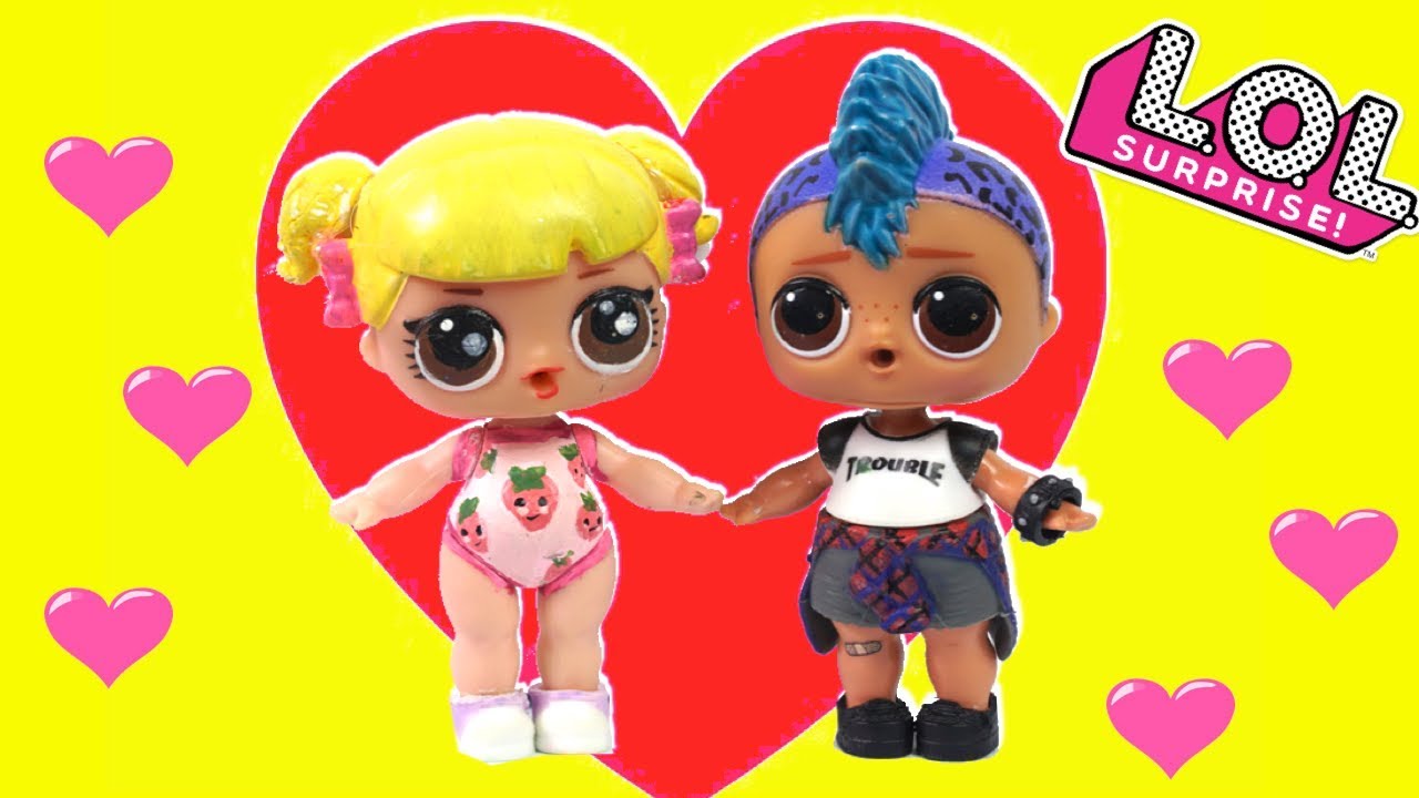 LOL Baby Goldie & Punk Boy Love Story & Adventures – LOL Barbie Family Stories