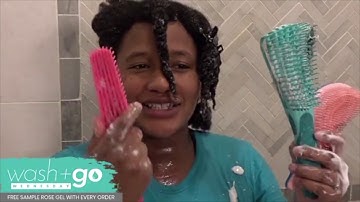 Wash and go on natural hair (No shingling or Finger Coiling) - GET IN THE SHOWER!