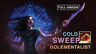 【Cold Sweep Golementalist】w/ Voidforge is insane....【Full-Unique Showcase】Melee Witch 3.13