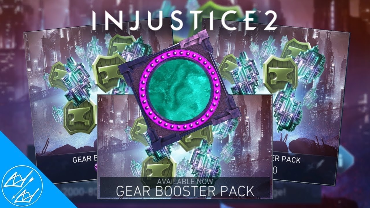 BUYING GEAR BOOSTER PACKS INJUSTICE 2 MOBILE YouTube