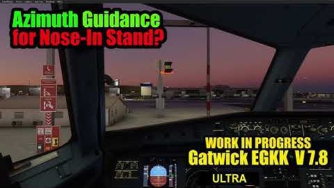 FS2020 Azimuth Guidance for Nose In Stand