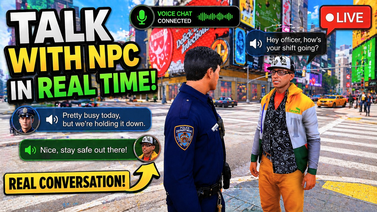 GTA 5 LSPDFR AI Mod: Talking to Suspects in Real Time ITS INSANE - YouTube