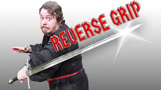 Reverse SWORD grip is AWESOME and anyone who says otherwise is a basement dwelling LOSER