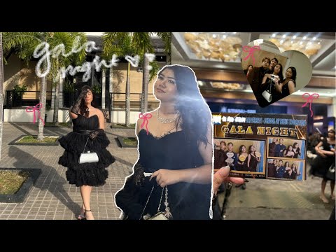 night to remember ! gala night vlog 🪩