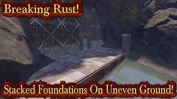 Double Stacked Foundations On Uneven Ground! | Breaking Rust Episode 141!