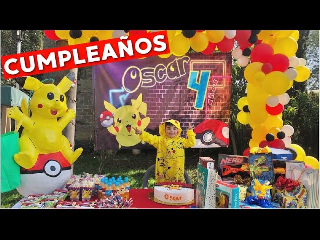 Arco de globos Pokemon