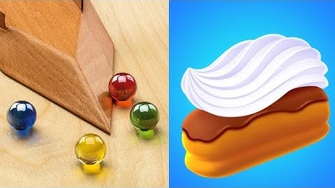 ✔Marble Runs 🆚️ Perfect Cream - Satisfying Mobile Games Walkthrough iOS, Android  #gaming