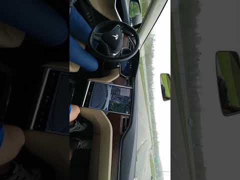 lizard skin grips Using Tesla's Auto Pilot for the First Time!