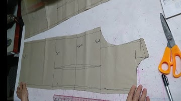 23/ Võ Thị Rảnh/phần1/thân sau/Hướng dẫn cắt rập đầm chử A