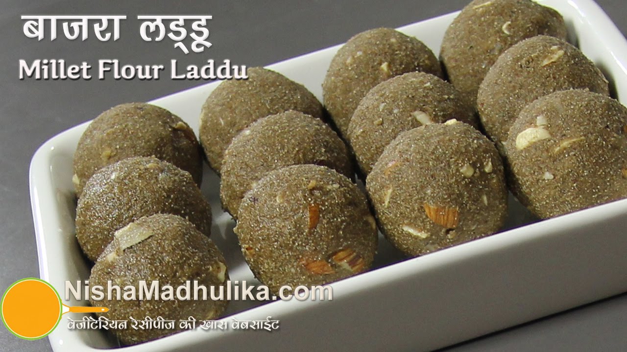 Bajra Atta  Ladoo -  Millet Flour Laddu Recipe | Nisha Madhulika