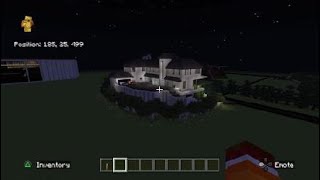 I built lebron james California mansion in minecraft