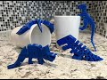 4 Dinosaurs 3D Print at Once | Time Lapse 3D print of 4 Dino's Printed | 3D Printing Flexi Dinosaurs