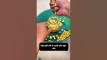 Hướng Dẫn Làm Mồi Câu Cá Chép Bằng Ngô Tươi, Mật Ong, Bột Ngọt  #fishing #cauca