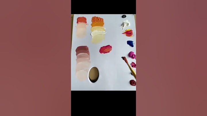 Prepara el color piel moreno con los tonos que te muestro aquí abajo . #moreno #pinturas