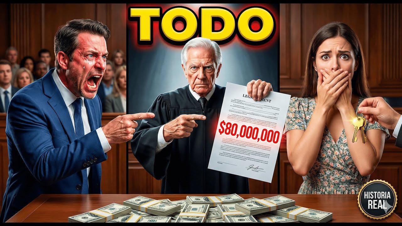 La mesera LLORABA en la corte... al final LE DIERON $80 MILLONES 😭🏰 | Historia Real