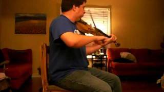 Video thumbnail of "Old Joe Clark played on Fiddle by Allen Irvan"